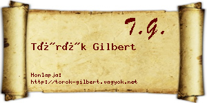 Török Gilbert névjegykártya